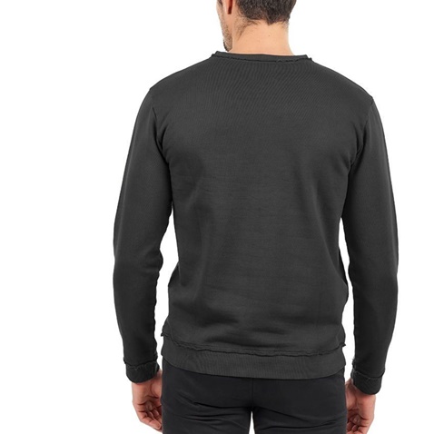 BATTERY-Ανδρική φούτερ μπλούζα BATTERY μαύρη