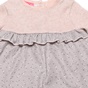 SAM 0-13-Παιδικό πλεκτό φόρεμα SAM 0-13 ροζ γκρι