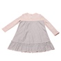 SAM 0-13-Παιδικό πλεκτό φόρεμα SAM 0-13 ροζ γκρι