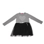 SAM 0-13-Παιδικό φόρεμα SAM 0-13 μαύρο γκρι