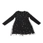 SAM 0-13-Παιδικό φόρεμα SAM 0-13 μαύρο ασημί