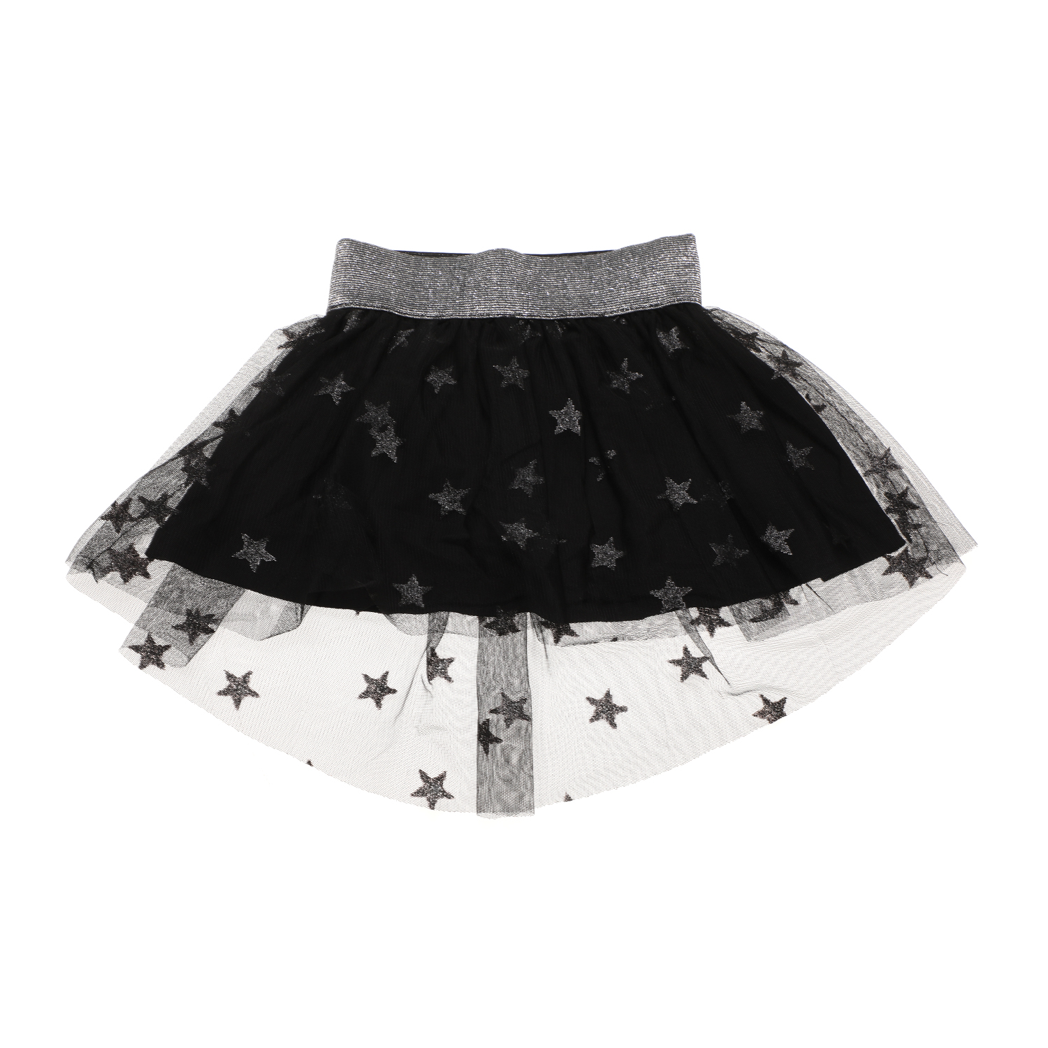 SAM 0-13 Παιδική τούλινη φούστα SAM 0-13 μαύρη ασημί