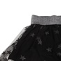 SAM 0-13-Παιδική τούλινη φούστα SAM 0-13 μαύρη ασημί