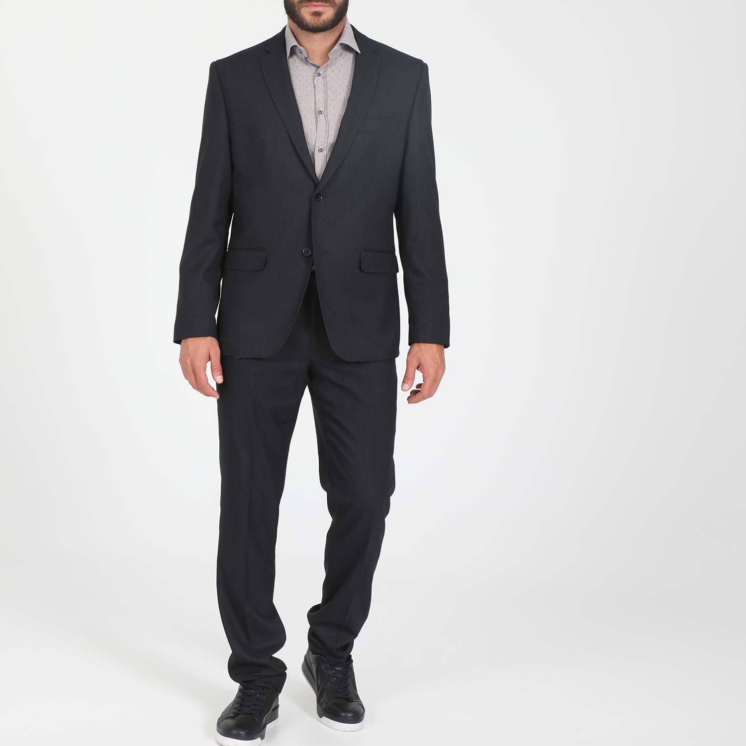 Ανδρικά/Ρούχα/Πανωφόρια/Σακάκια MARTIN & CO - Ανδρικό κοστούμι MARTIN & CO REGULAR SUIT γκρι