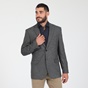 MARTIN & CO-Ανδρικό σακάκι blazer MARTIN & CO REGULAR γκρι