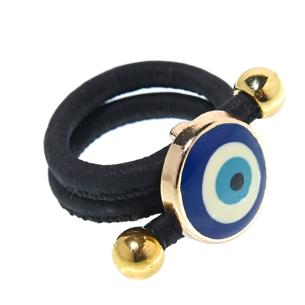 Γυναικεία/Αξεσουάρ/Κοσμήματα/Δαχτυλίδια APOXYLO - Γυναικείο δαχτυλίδι από φελλό APOXYLO DEEP BLUE EYE μαύρο