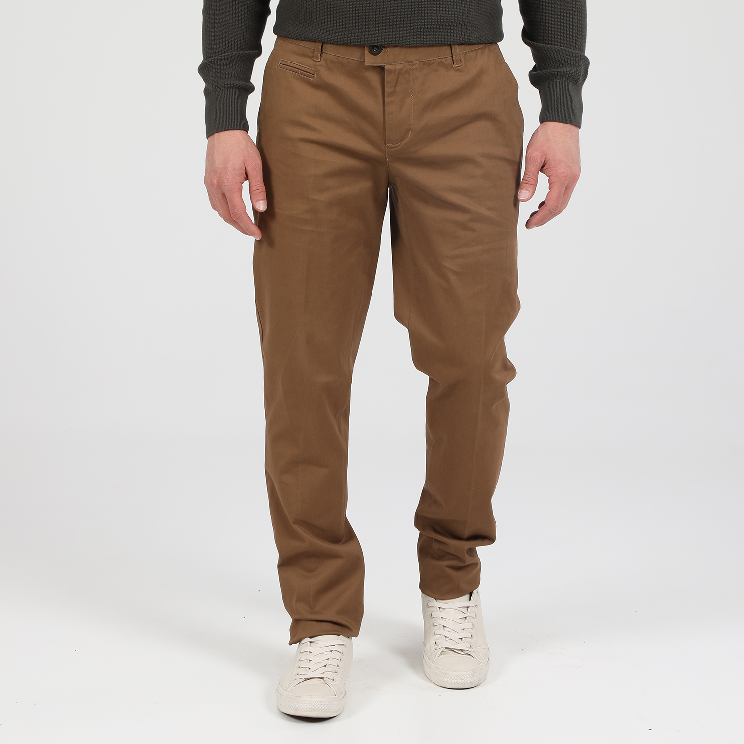 Ανδρικά/Ρούχα/Παντελόνια/Chinos MARTIN & CO - Ανδρικό παντελόνι MARTIN & CO SLIM CHINOS καφέ