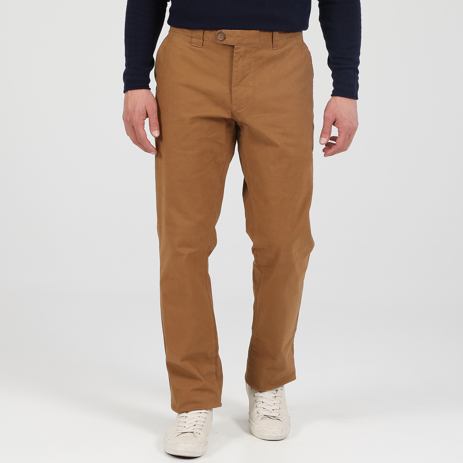 Ανδρικά/Ρούχα/Παντελόνια/Chinos MARTIN & CO - Ανδρικό παντελόνι MARTIN & CO CHINO SLIM μπεζ καφέ