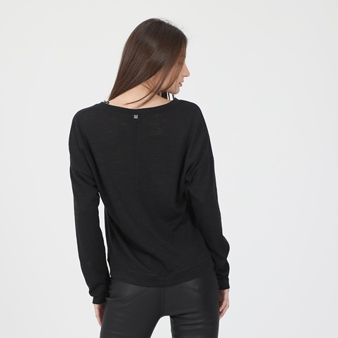 ATTRATTIVO-Γυναικεία μπλούζα ATTRATTIVO μαύρη