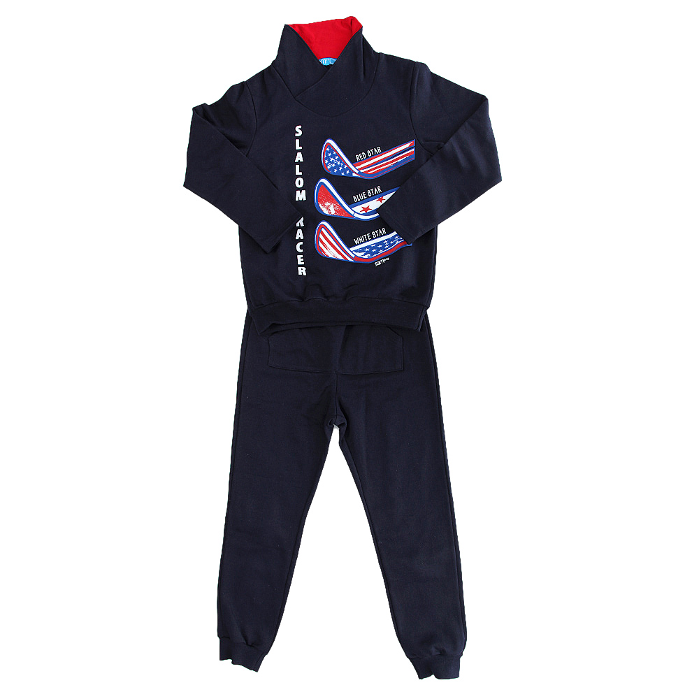 Παιδικά/Boys/Ρούχα/Σετ SAM 0-13 - Παιδικό σετ φόρμας SAM 0-13 SLALOM RACER μπλε
