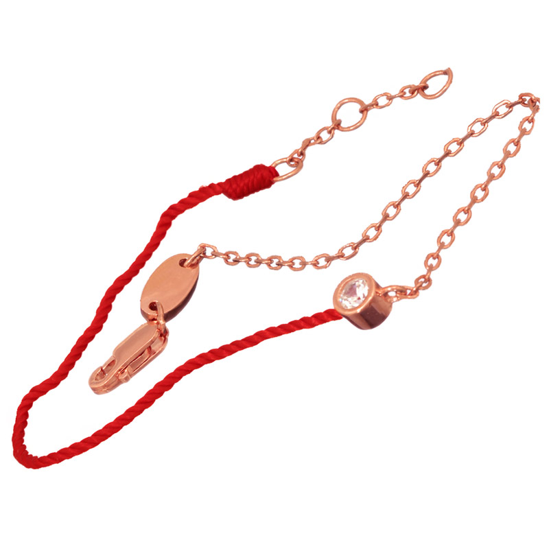 Γυναικεία/Αξεσουάρ/Κοσμήματα/Βραχιόλια JEWELTUDE - Γυναικείο βραχιόλι JEWELTUDE από ροζ επιχρυσωμένο ασήμι