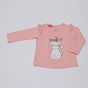 SAM 0-13-Παιδική μπλούζα SAM 0-13 PURRFECT ροζ