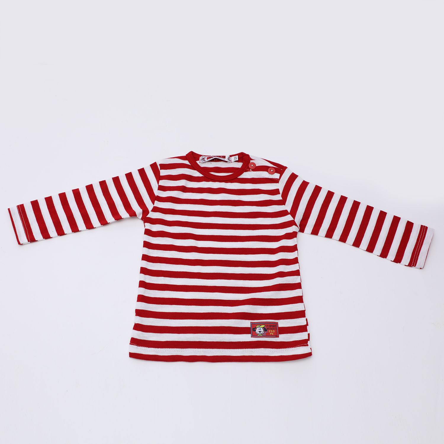 Παιδικά/Baby/Ρούχα/Μπλούζες SAM 0-13 - Βρεφική μπλούζα SAM 0-13 κόκκινη λετυκή