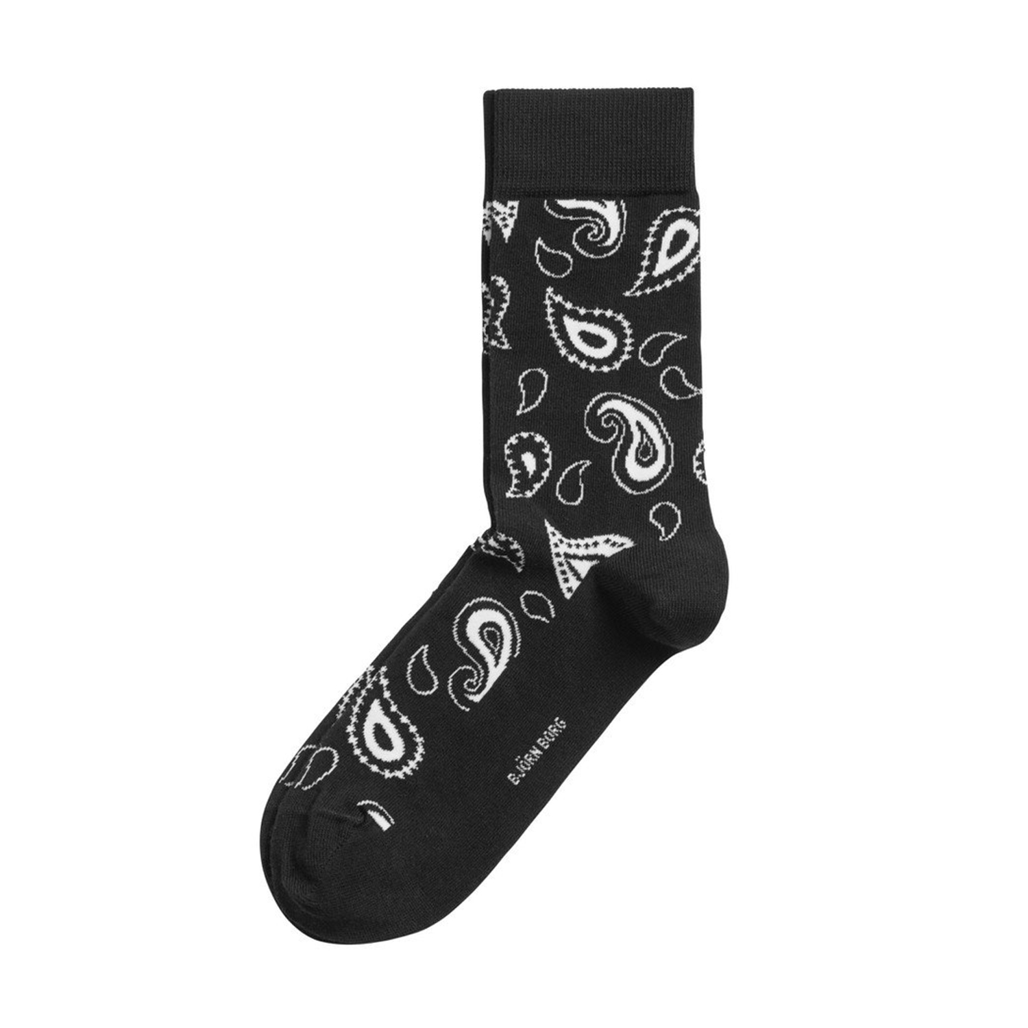 Ανδρικά/Αξεσουάρ/Κάλτσες BJORN BORG - Ανδρικές κάλτσες BJORN BORG PAISLEY μαύρες λευκές