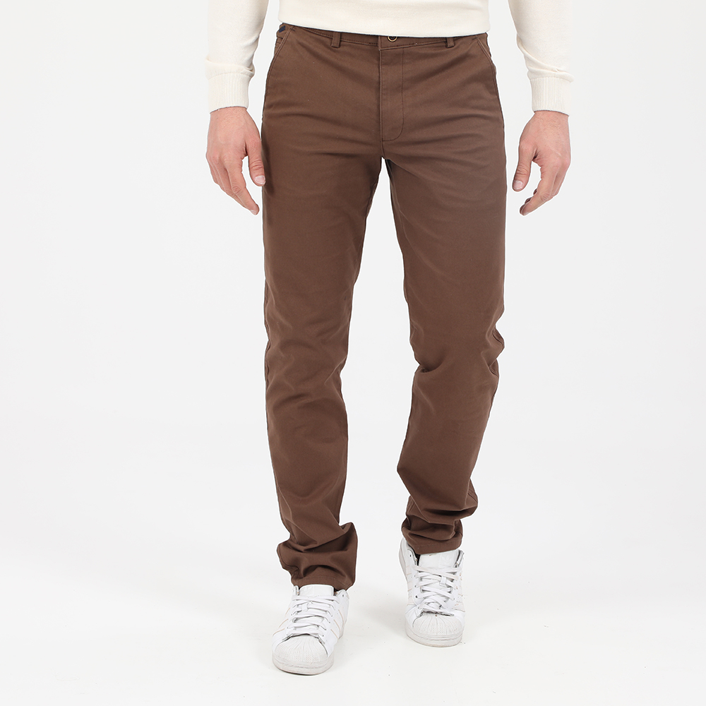 Ανδρικά/Ρούχα/Παντελόνια/Chinos DORS - Ανδρικό chino παντελόνι DORS καφέ