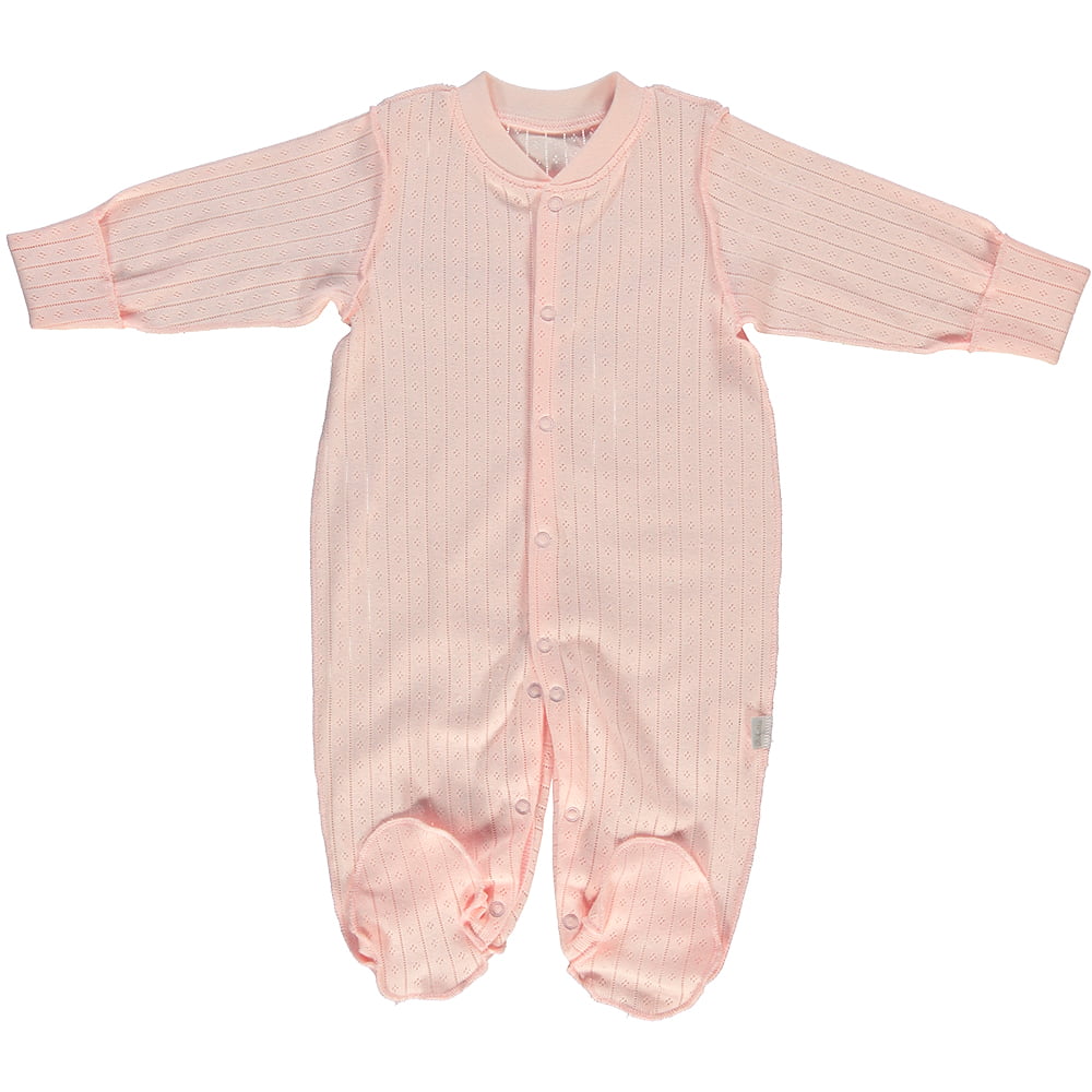 Παιδικά/Baby/Ρούχα/Φορμάκια-Κορμάκια SAM 0-13 - Βρεφικό ολόσωμο φορμάκι SAM 0-13 ΜΜΧ POINTEL ροζ