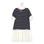 SAM 0-13-Παιδικό φόρεμα SAM 0-13 λευκό μαύρο
