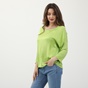 'ALE-Γυναικεία μεταξωτή μπλούζα 'ALE πράσινη lime