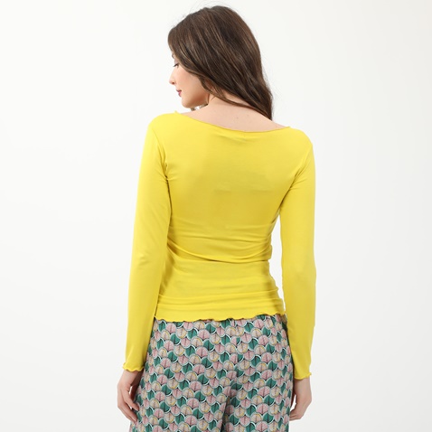 ATTRATTIVO-Γυναικεία μπλούζα ATTRATTIVO κίτρινη