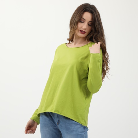 ATTRATTIVO-Γυναικεία basic μπλούζα ATTRATTIVO πράσινη