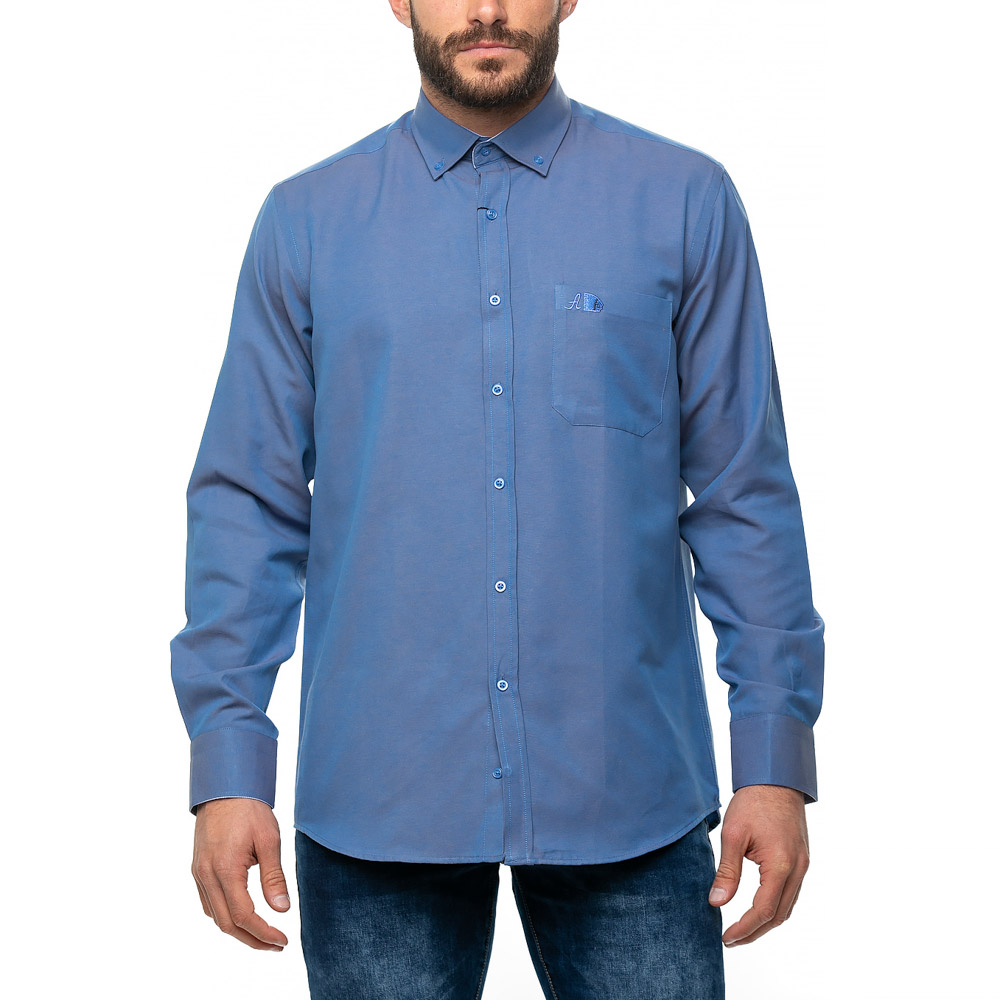 AMERICANINO Ανδρικό πουκάμισο AMERICANINO μπλε