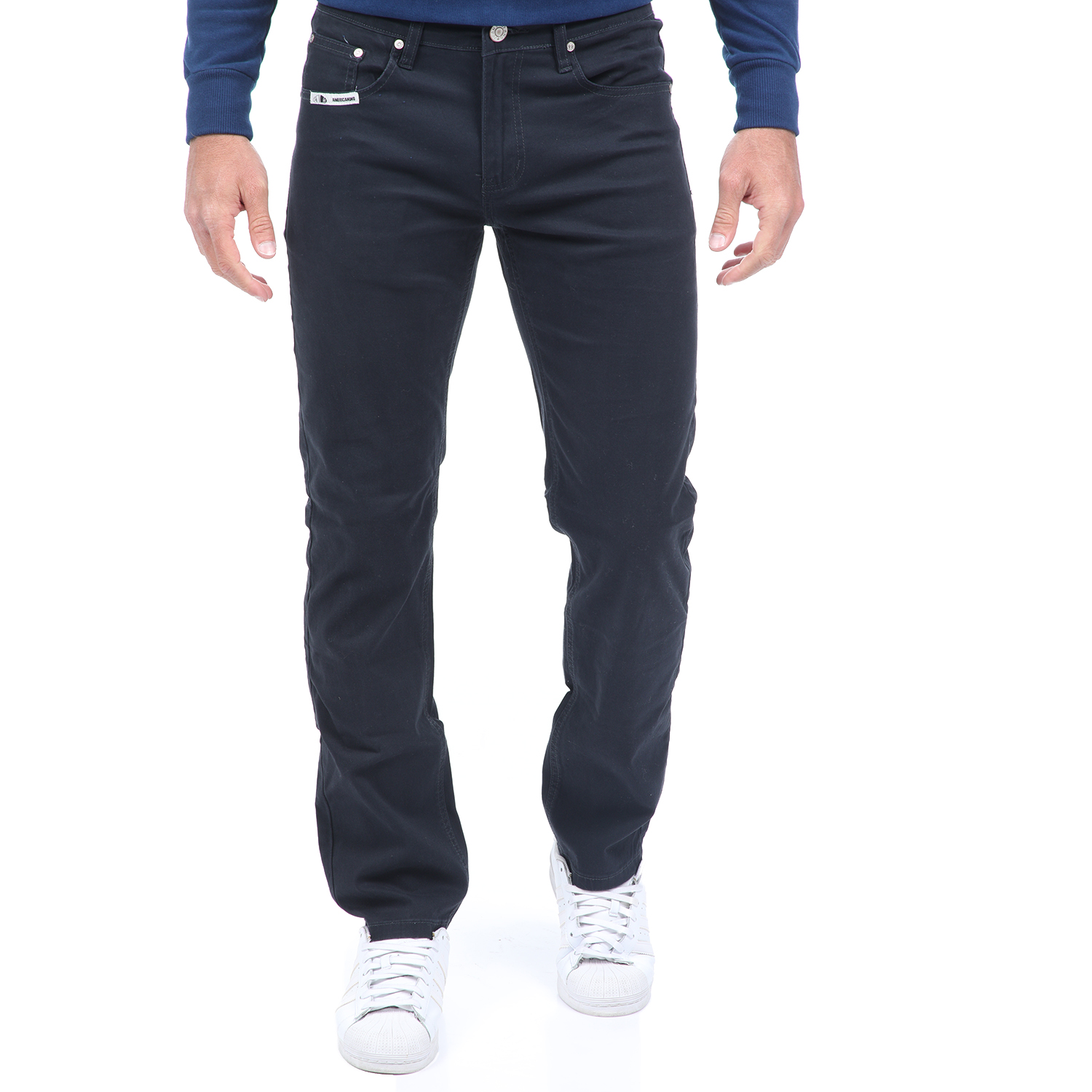 Ανδρικά/Ρούχα/Παντελόνια/Ισια Γραμμή AMERICANINO - Ανδρικό jean παντελόνι AMERICANINO μπλε