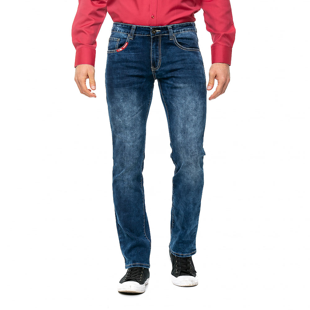 Ανδρικά/Ρούχα/Τζίν/Straight AMERICANINO - Ανδρικό jean παντελόνι AMERICANINO 48 μπλε