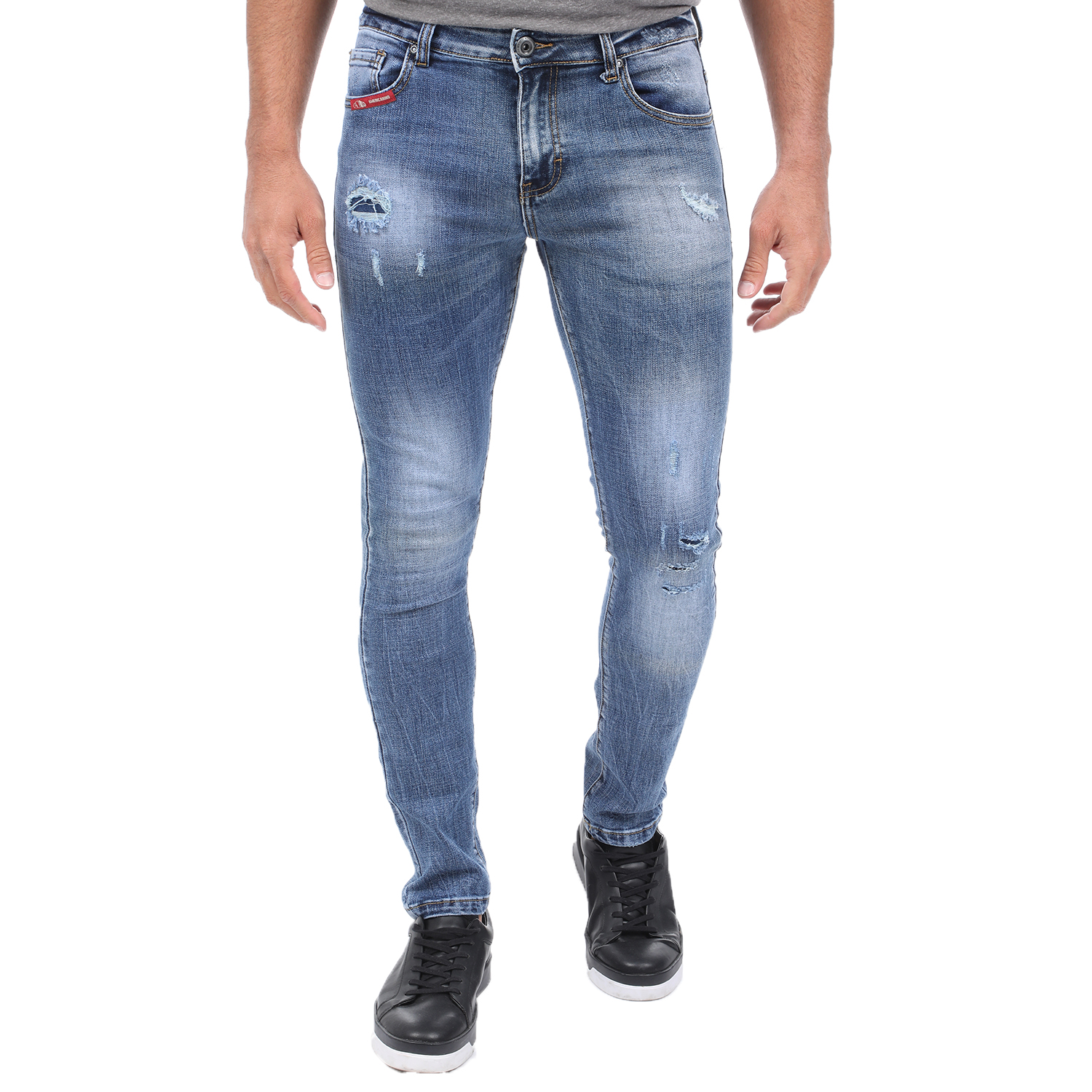 Ανδρικά/Ρούχα/Τζίν/Skinny AMERICANINO - Ανδρικό jean παντελόνι AMERICANINO μπλε