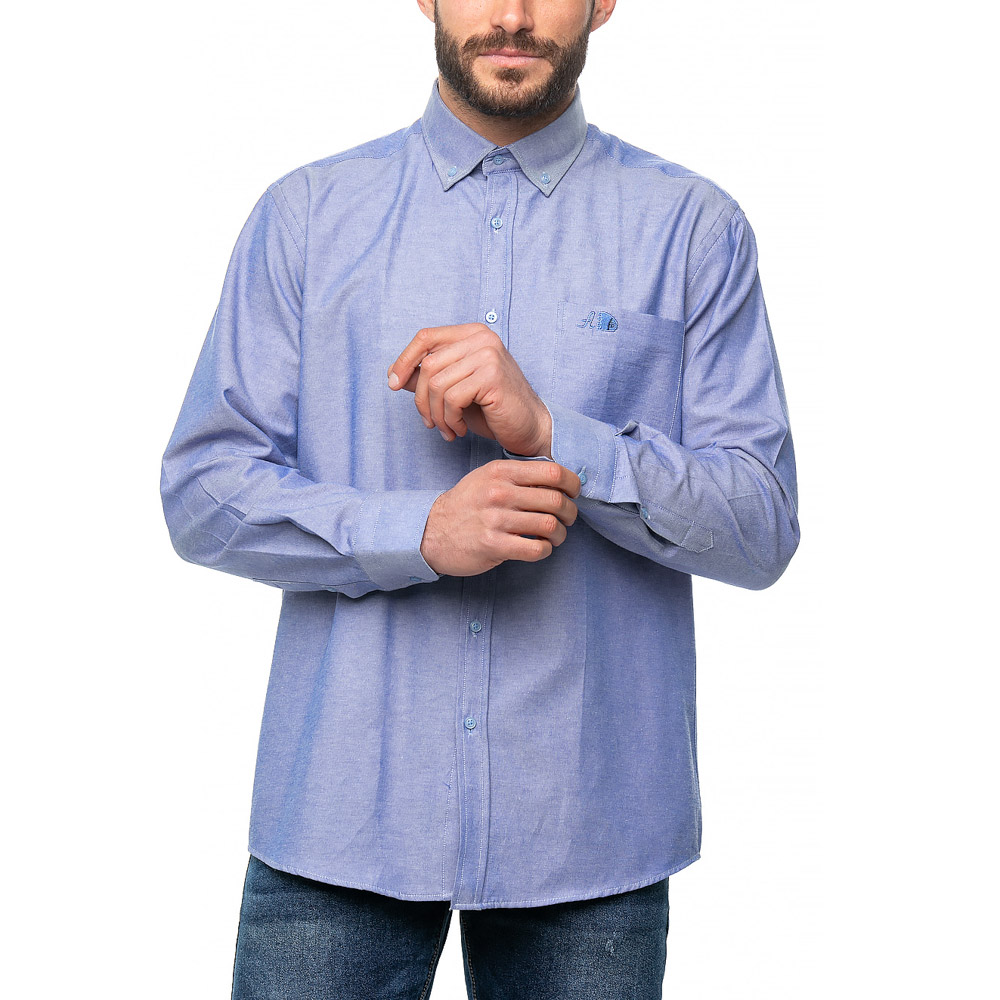 AMERICANINO Ανδρικό πουκάμισο AMERICANINO μπλε