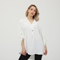 'ALE-Γυναικεία πουκαμίσα τουνίκ 'ALE λευκή