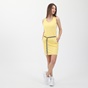 EDWARD JEANS-Γυναικείο midi φόρεμα EDWARD JEANS POPPY κίτρινο