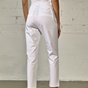 EDWARD JEANS-Γυναικείο ψηλόμεσο cropped παντελόνι EDWARD JEANS LAQUETA-S21 λευκό