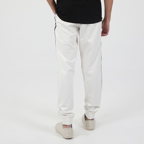 BATTERY-Ανδρικό παντελόνι φόρμας BATTERY λευκό