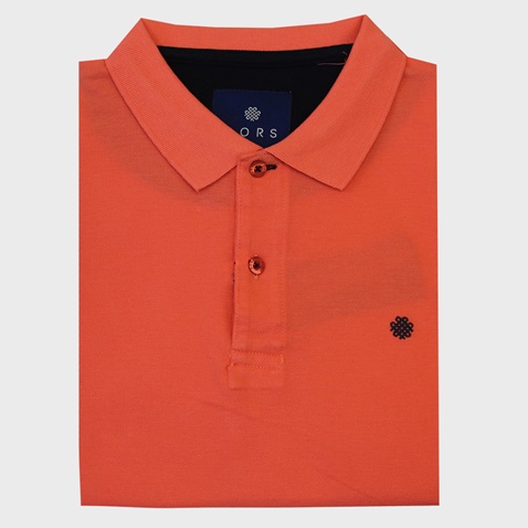DORS-Ανδρική polo μπλούζα DORS πορτοκαλί