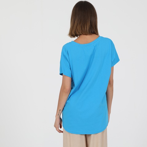 ATTRATTIVO-Γυναικεία μπλούζα ATTRATTIVO γαλάζια