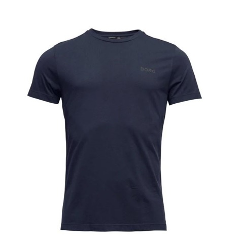 BJORN BORG-Ανδρικό αθλητικό t-shirt BJORN BORG LOGO μπλε