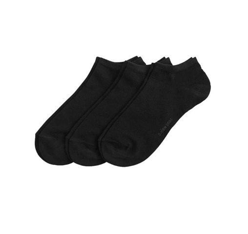 BJORN BORG-Ανδρικές κάλτσες σετ των 3 BJORN BORG μαύρες