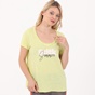 BODYTALK-Γυναικείο t-shirt BODYTALK κίτρινο
