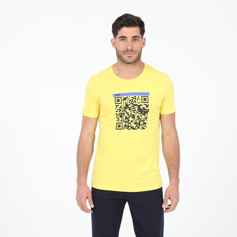 BODYTALK-Ανδρικό t-shirt BODYTALK κίτρινο