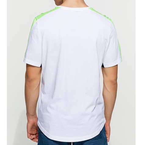 EDWARD JEANS-Ανδρικό t-shirt EDWARD JEANS FACED λευκό
