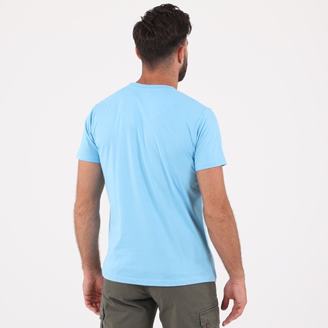 DORS-Ανδρικό t-shirt DORS γαλάζιο