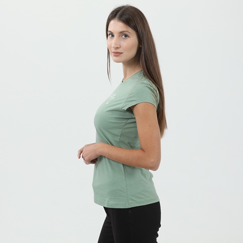 BODYTALK-Γυναικείο t-shirt BODYTALK STOCK LOGO πράσινο