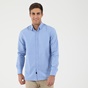DIRTY LAUNDRY-Ανδρικό πουκάμισο DIRTY LAUNDRY DLMS0120F BUTTON DOWN μπλε