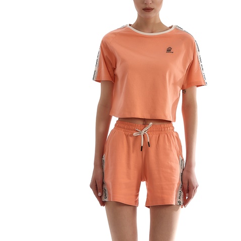 ADMIRAL-Γυναικείο κοντομάνικο μπλουζάκι ADMIRAL Valit πορτοκαλί 