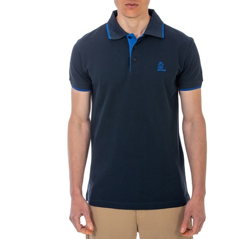 ADMIRAL-Ανδρική polo μπλούζα ADMIRAL T-S YAK II μπλε