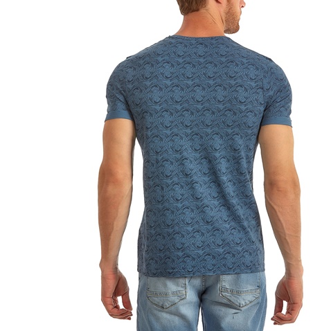 ADMIRAL-Ανδρικό t-shirt ADMIRAL GIZON μπλε