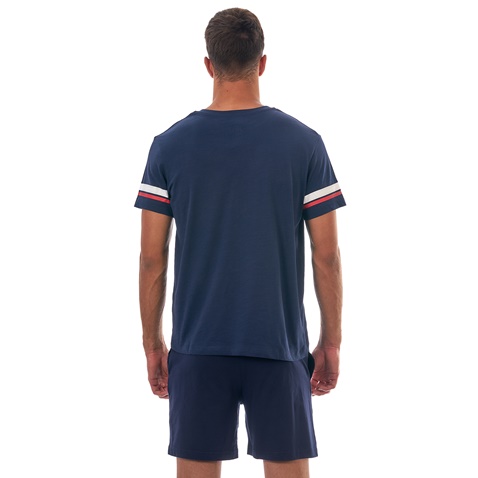 KAPPA-Ανδρικό t-shirt  KAPPA T-S NEKON 1156480011  FS UN ZXY 22SS μπλε