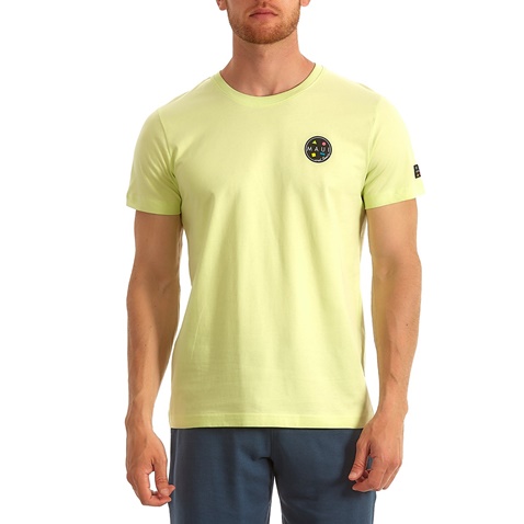 MAUI-Ανδρικό t-shirt  MAUI 1165480023 T-S IRONK II FS UN ZXY 22 κίτρινο