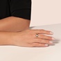 JEWELTUDE-Γυναικείο ασημένιο δαχτυλίδι JEWELTUDE 14100 επίχρυσο 