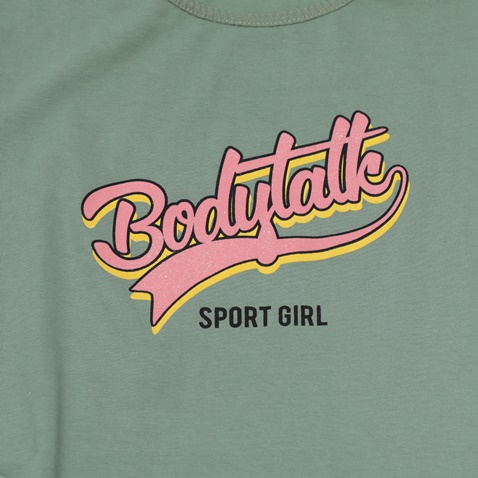 BODYTALK-Παιδικό Cropped T-shirt BODYTALK πράσινο